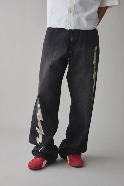 BDG NITRO LIGHTNING BAGGY FIT JEAN IN NIGHT LIGHT SLUB, MEN'S AT URBAN OUTFITTERS 