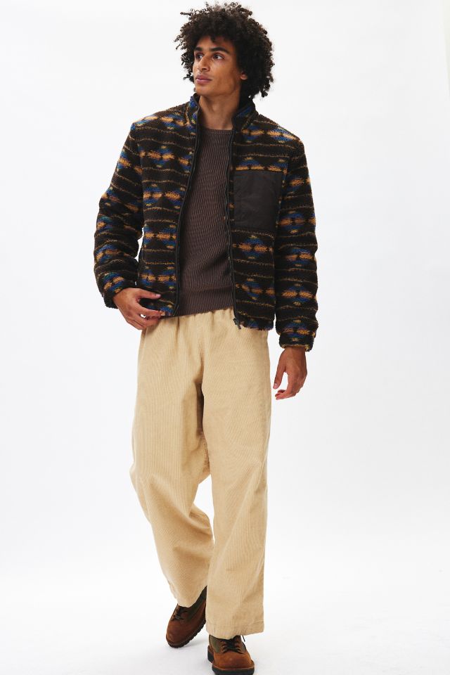 Native Youth Westwick Patterned Fleece Full Zip Sweatshirt #1