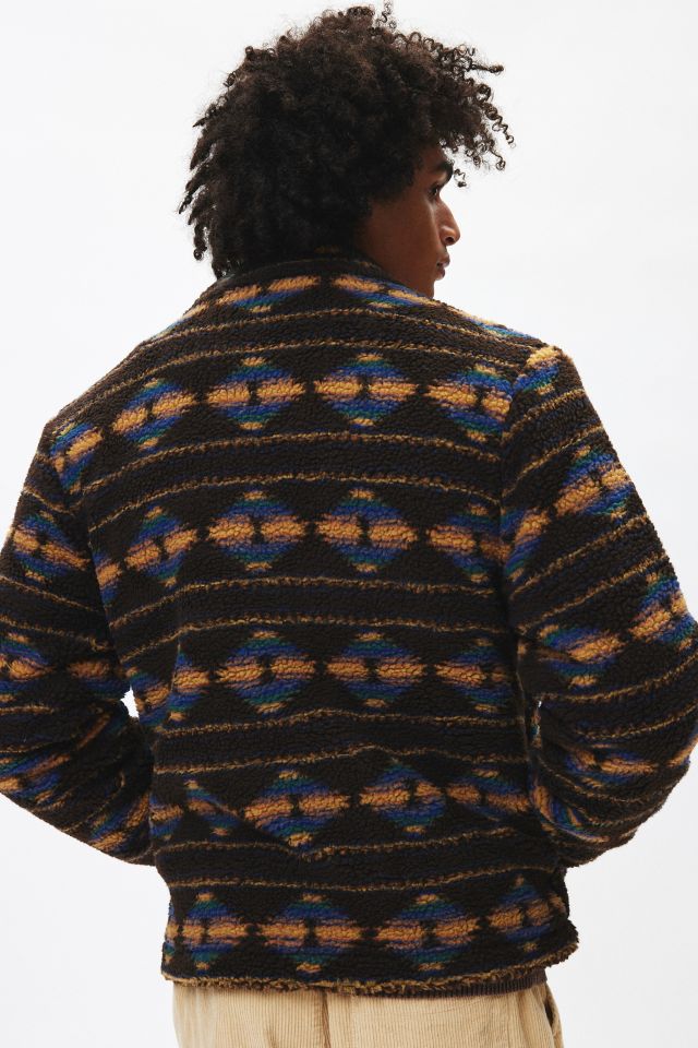 Native Youth Westwick Patterned Fleece Full Zip Sweatshirt #2