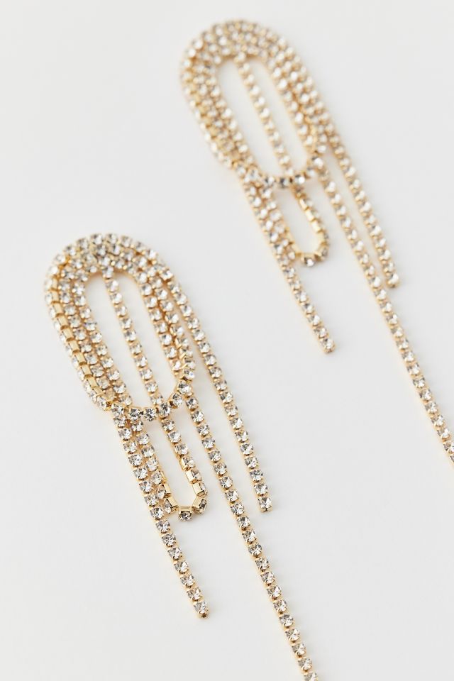 Colette Draped Rhinestone Earring #2