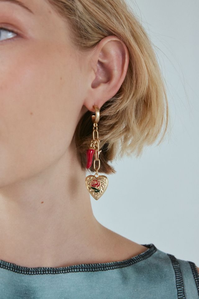 Alegra Charm Hoop Earring #1