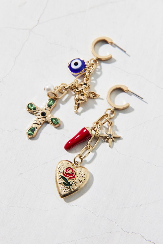 Alegra Charm Hoop Earring #3
