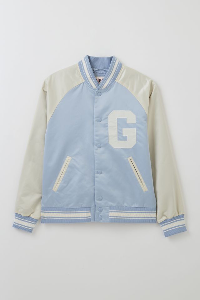 GUESS ORIGINALS Satin Varsity Jacket #1