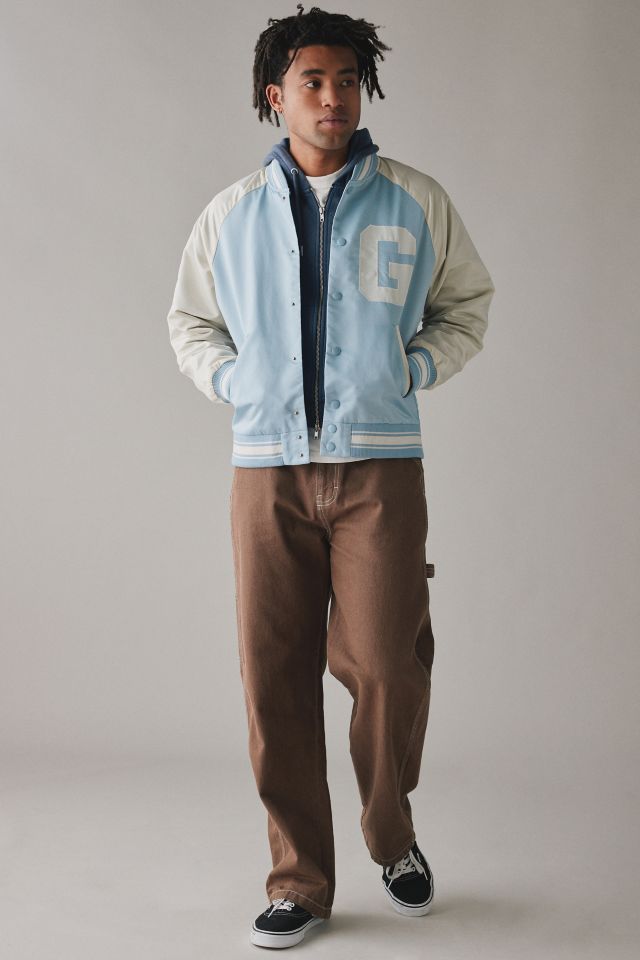 GUESS ORIGINALS Satin Varsity Jacket #3