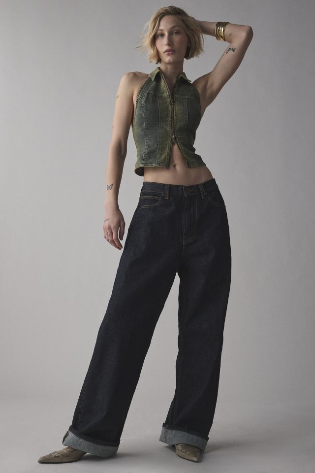 Silence + Noise Julia Halter Denim Vest Top #1