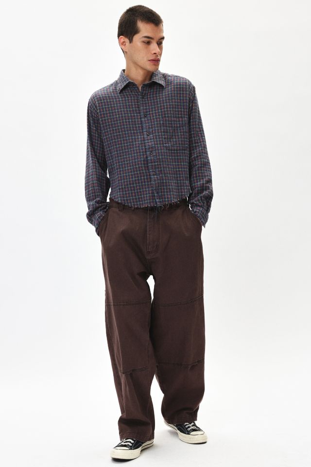 ReMADE By UO Cropped Hem Flannel Shirt #2