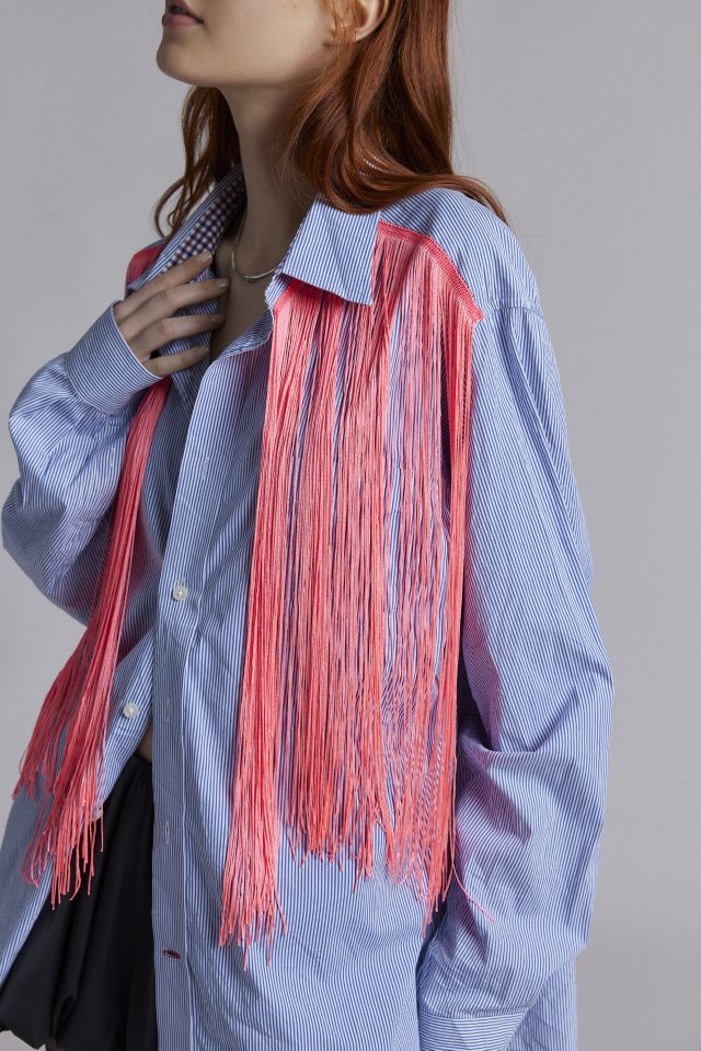 ReMADE By UO Fringe Button Down Shirt #1