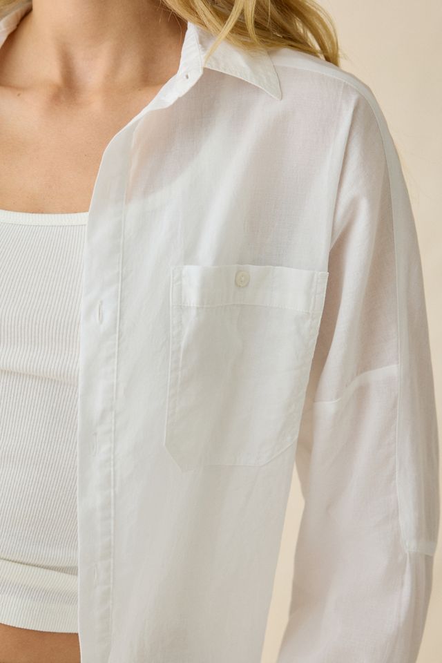 Chemise boutonnée surdimensionnée Alex Breezy en coton BDG #2