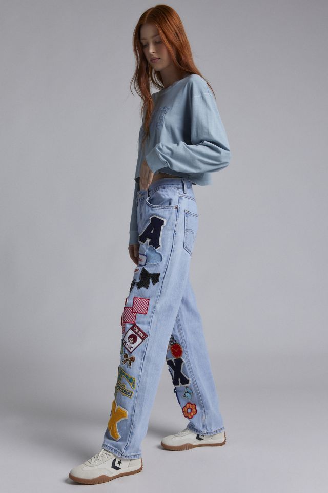 ReMADE By UO All Over Patch Jean #2