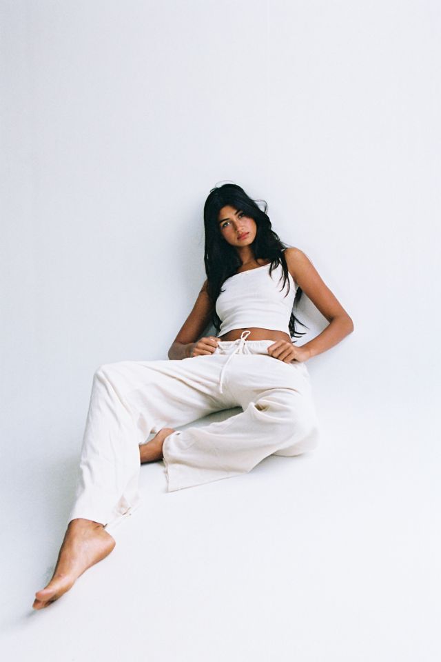 RAT BOI Drawstring Pointelle Pant #1