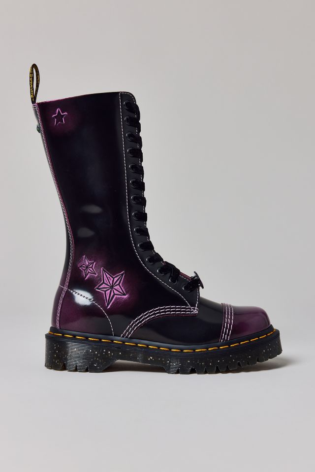 個性派★甘辛ミックス【Dr.Martens】1B99 BEX BRATZ ハイブーツ Womens Dr. Martens x Bratz 1B99 Bex 14-Eye Boot - Black