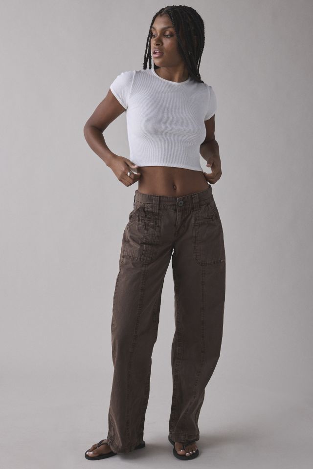 BDG Kayla Poplin Y2K Cargo Pant #1