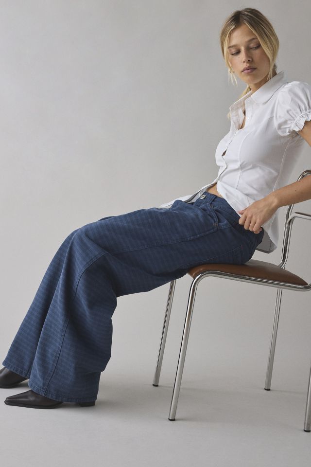 BDG Mini Check Overdyed Canvas Mid-Rise Baggy Pant #3