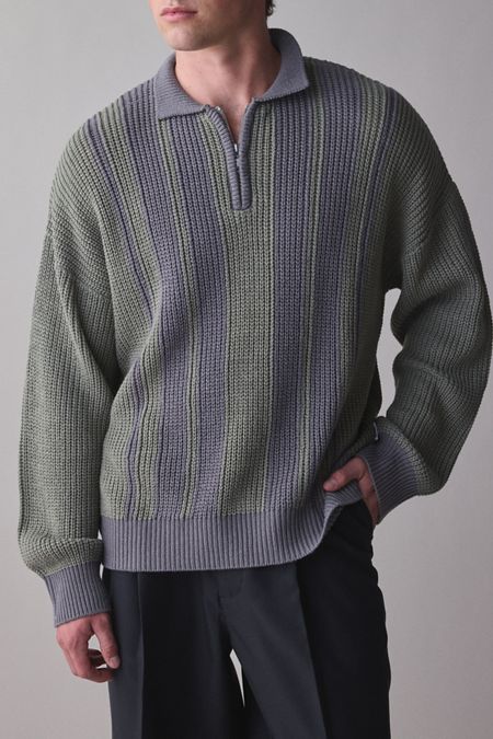 Stussy Vertical Stripe Cardigan | Urban Outfitters Canada Stussy Vertical Stripe Cardigan | Urban Outfitters Canada