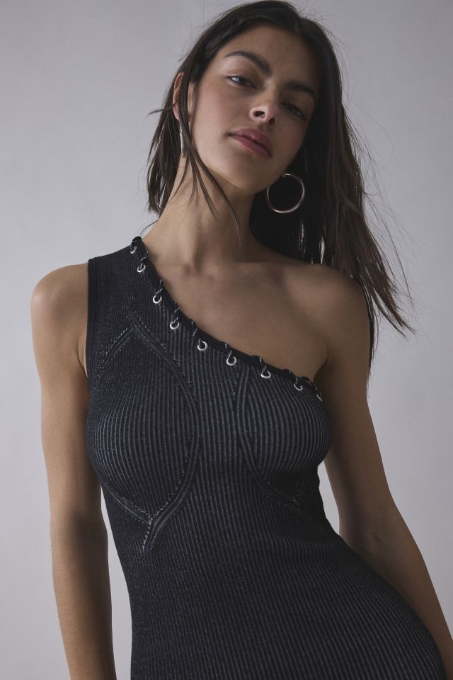 FANG NYC UO Exclusive Knit One-Shoulder Mini Dress #3