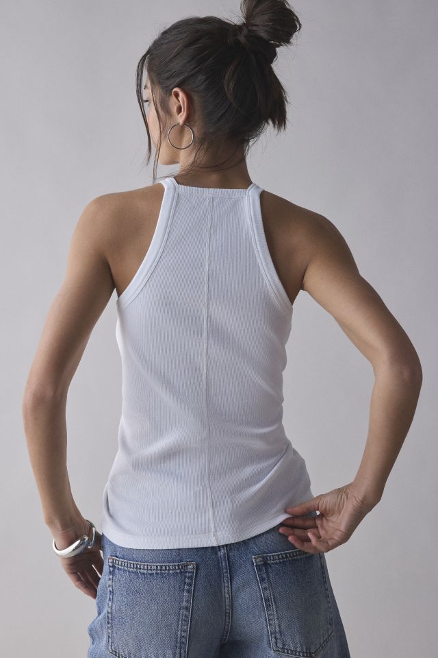 FANG NYC UO Exclusive Embroidered High Neck Tank Top | Urban