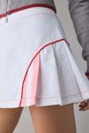 UO Lottie Fit-And-Flare Pleated Mini Skirt