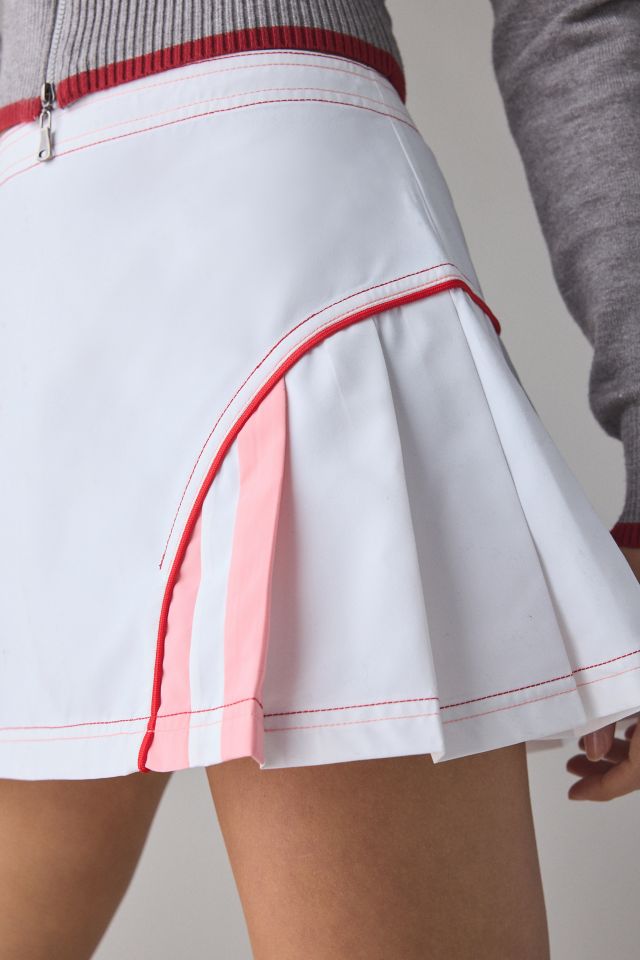 UO Lottie Fit-And-Flare Pleated Mini Skirt #3