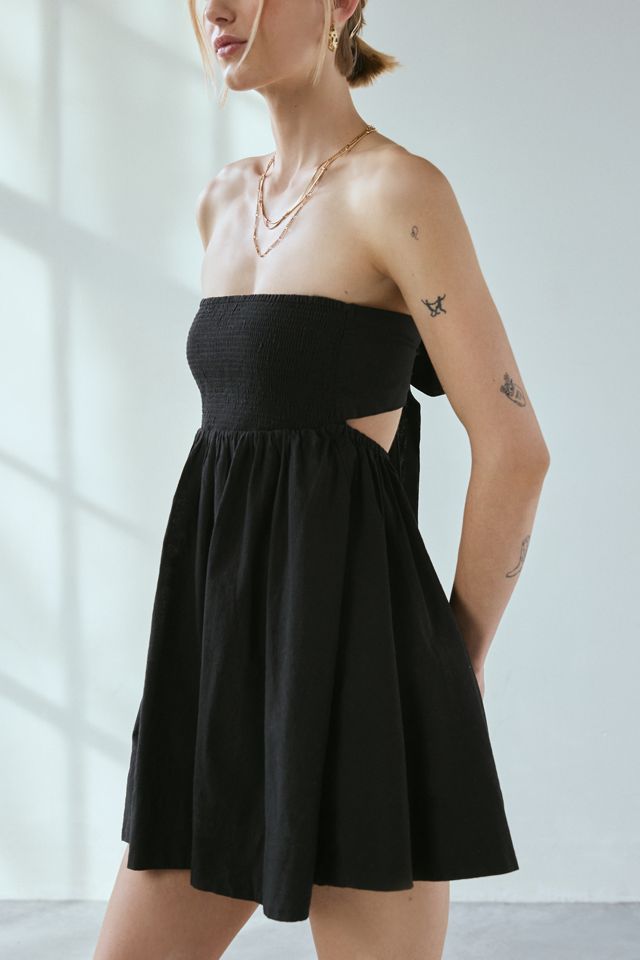 ambrose mini dress Black and White Gingham Midi Dress