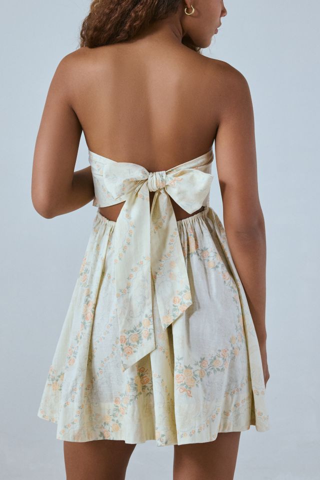 BDG Juliana Smocked Strapless Mini Dress #3