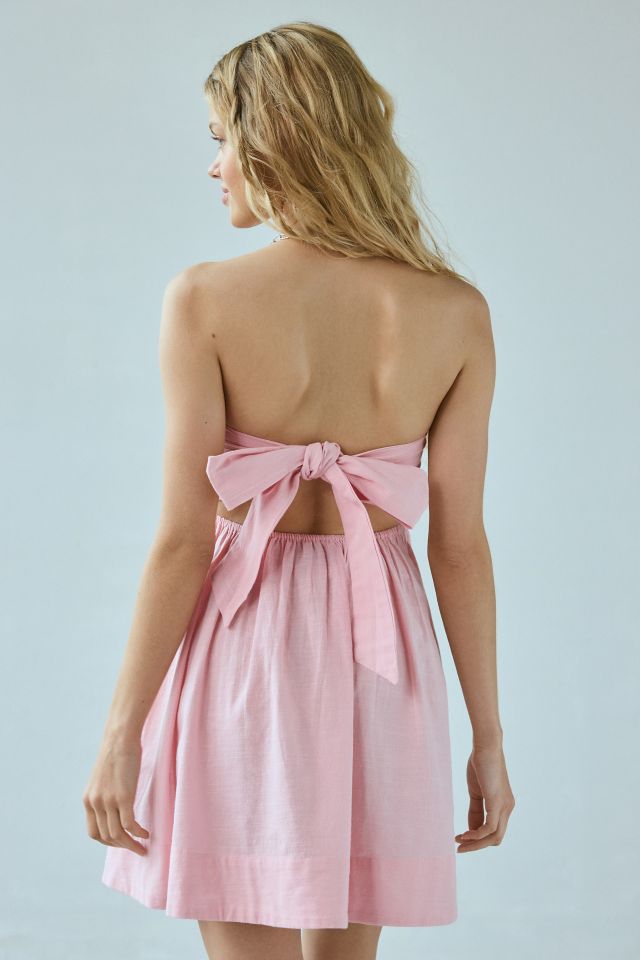 BDG Juliana Smocked Strapless Mini Dress #3
