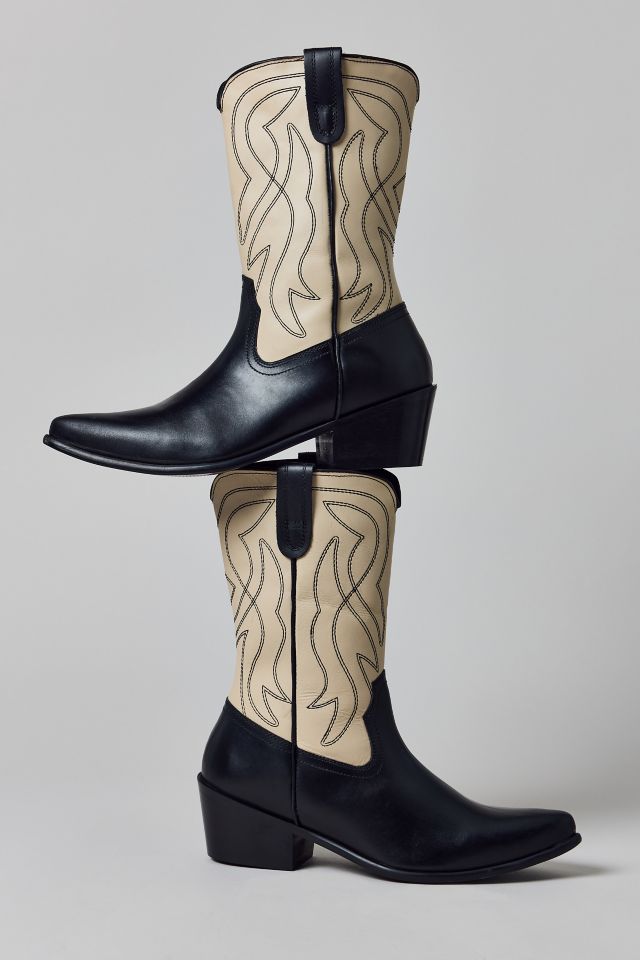 UO Leena Two-Tone Cowboy Boot #1