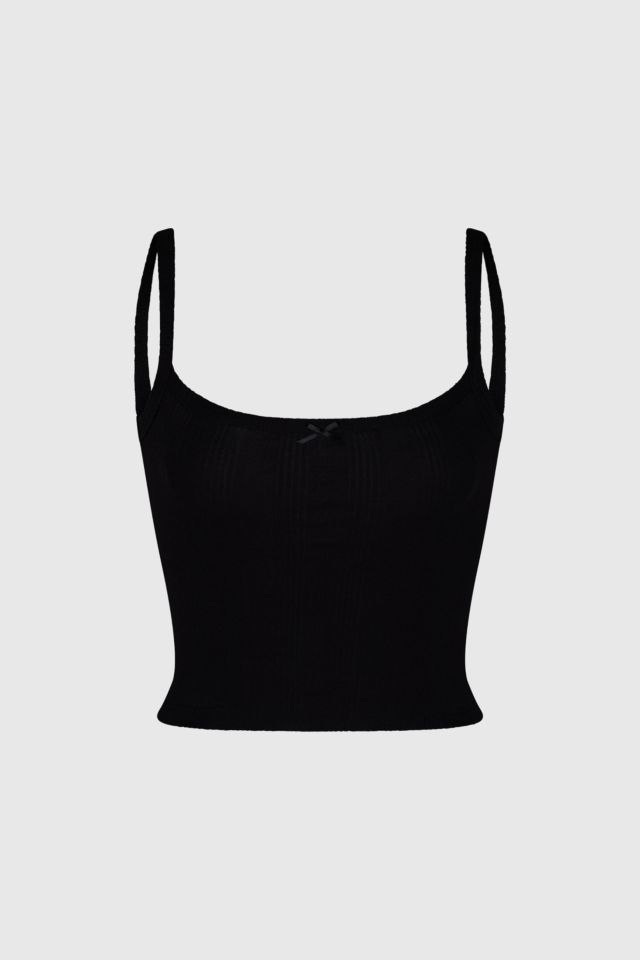 RAT BOI Square Neck Pointelle Cami #3