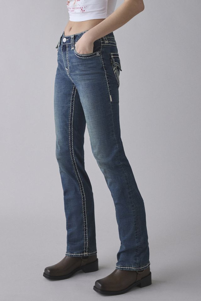 True Religion Billie Super T Mid-Rise Straight Jean #4