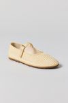 UO Madeline Raffia Mary Jane Ballet Flat