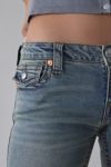 True Religion Joey Low-Rise Flap Flare Jean
