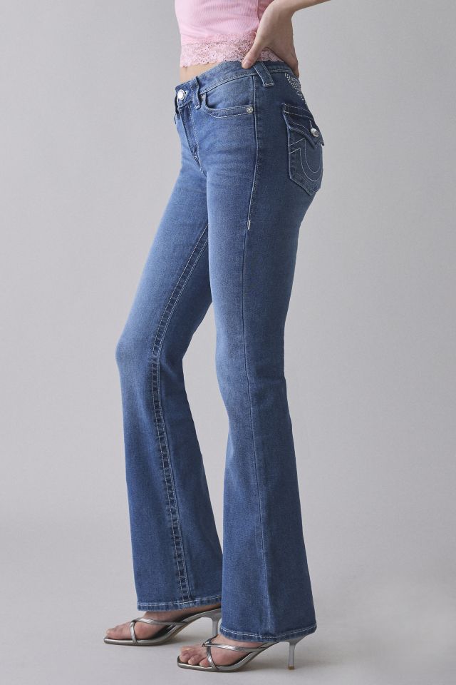 True Religion Crystal Wing Becca Low-Rise Bootcut Jean #2