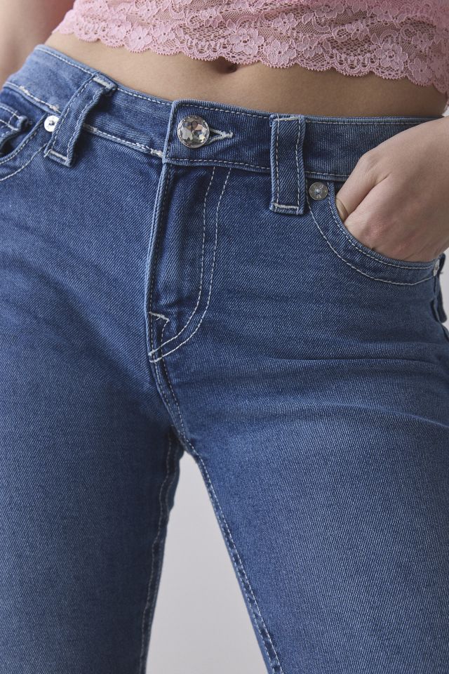 True Religion Crystal Wing Becca Low-Rise Bootcut Jean #4