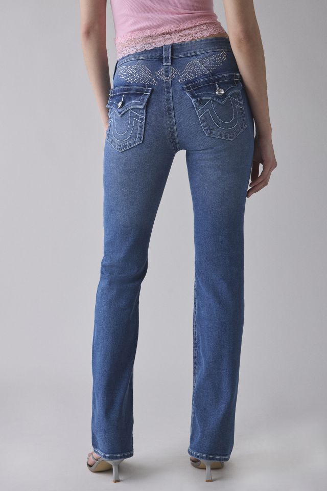 True Religion Crystal Wing Becca Low-Rise Bootcut Jean #5