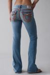 True Religion Joey Low-Rise Super QT Flap Flare Jean