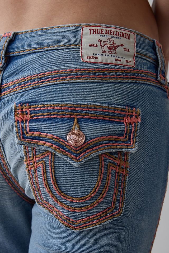 True Religion Joey Low-Rise Super QT Flap Flare Jean | Urban True Religion Joey Low-Rise Super QT Flap Flare Jean | Urban