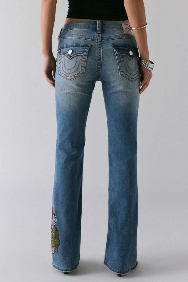 True Religion Tattoo Crystal Becca Mid-Rise Bootcut Jean #4