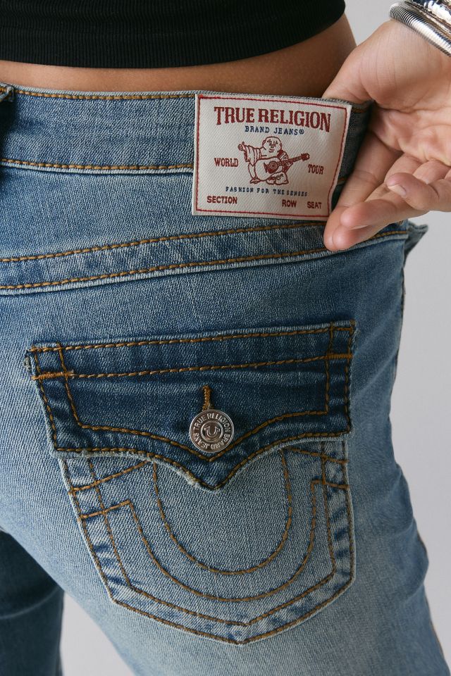 True Religion Tattoo Crystal Becca Mid-Rise Bootcut Jean #5