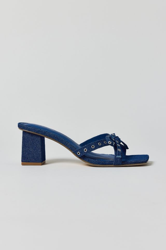 UO Charlie Rivet Bow Block Heel Sandal #1