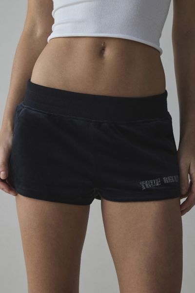 【TRUE RELIGION】★ショートパンツ★ VELOUR CRYSTAL SHORTS VELOUR CRYSTAL LOW RISE SPICY SHORTS | True Religion