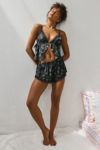 Out From Under Lola Satin Flyaway Cami & Micro Short Set