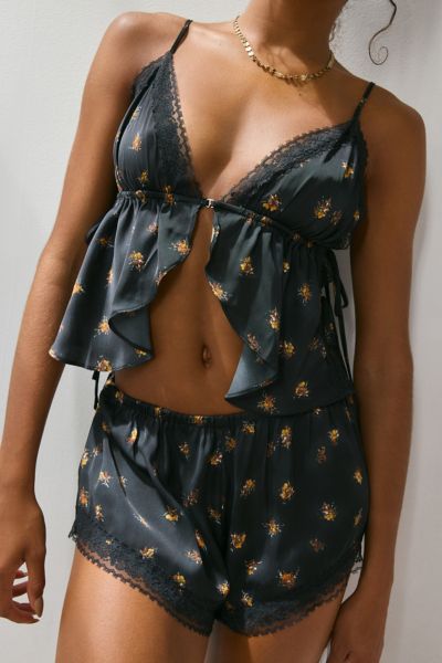 Kimchi Blue Stacia Embroidered Mesh Tank Top