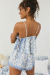 Out From Under Lola Satin Flyaway Cami & Micro Short Set