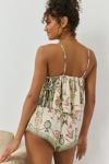 Out From Under Lola Satin Flyaway Cami & Micro Short Set