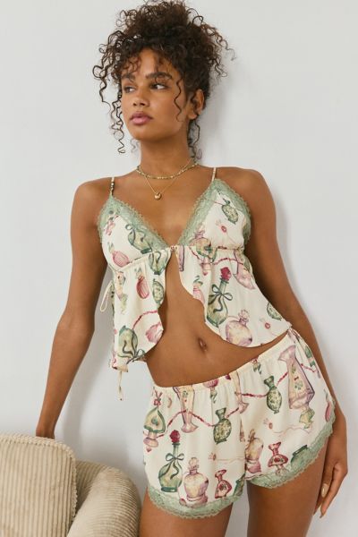 Kimchi Blue Stacia Embroidered Mesh Tank Top