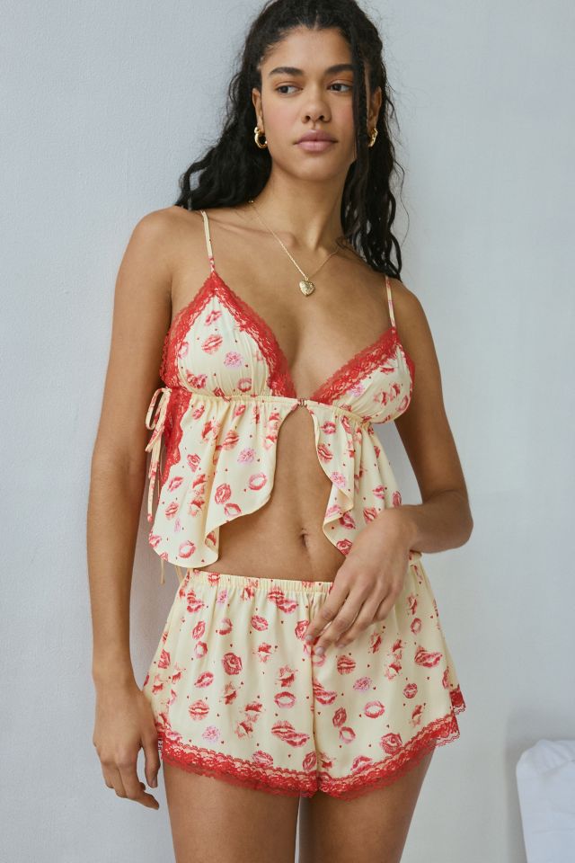 Out From Under Lola Satin Flyaway Cami & Micro Short Set #4