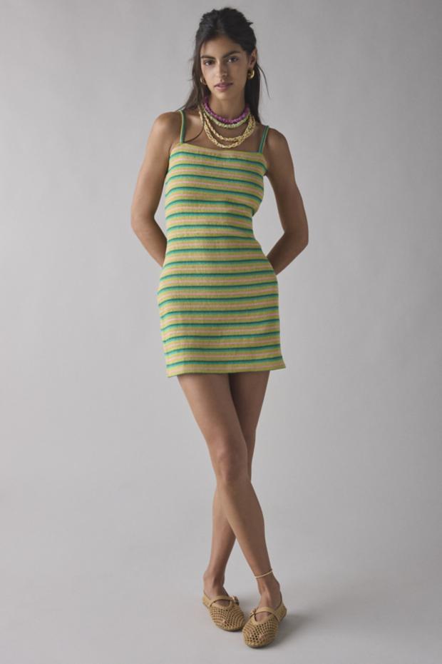 Billabong Mami Wata Stripe Knit Mini Dress