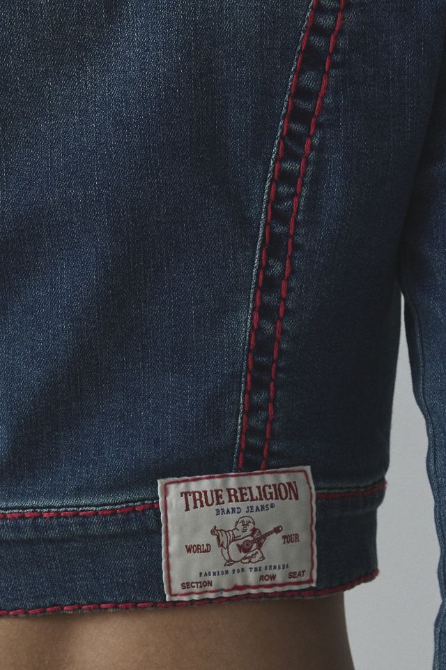 Veste de moto en denim moulante Big T de True Religion #4
