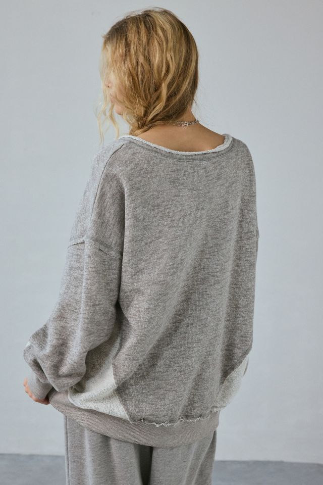 Out From Under Break It Up Notch V-Neck Pullover #2