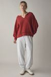 Out From Under Break It Up Notch V-Neck Pullover