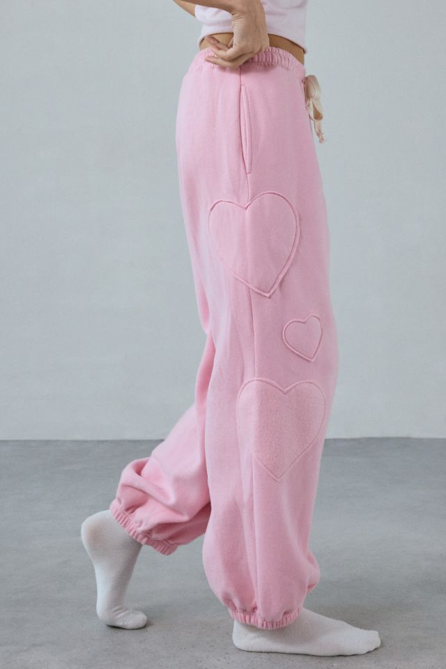 Pantalon de jogging Out From Under Brenda avec patch en cœur #1